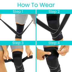 Compression Knee Sleeve with straps