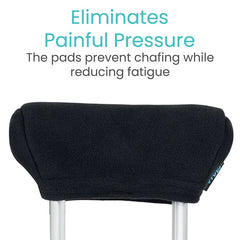 Fleece Crutch Pads with Hand Grips