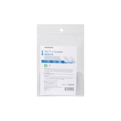 Medical Toe Spacer - Polymer Gel Alignment Support for Adults (Medium, Thin) - 2 Pack