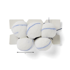 X-Ray Detectable Double-Strung Tonsil Sponge - 100% Cotton Surgical Sponge