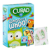 Curad Busy Bugs Owl Bandages - Fun Adhesive Bandages for Kids with Non-Stick Pads