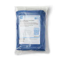 Major Abdominal Surgical Drape with Dual Fluid Collection Pouches - SMS 5-Layer Barrier Protection