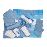 Medline Sterile Obstetrics and Gynecology Surgical Pack III Eclipse - Complete OB/GYN Procedure Kit (Case of 6)