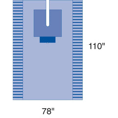 Medical EENT Surgical Pack with IV Turban Drape - Sterile Procedure Kit (Case of 11)