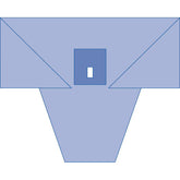 Lithotomy Surgical Drape with Attached Leggings - Premium SMS Fabric - Case of 10