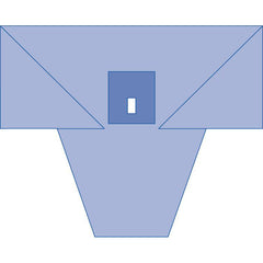 Lithotomy Surgical Drape with Attached Leggings - Premium SMS Fabric - Case of 10