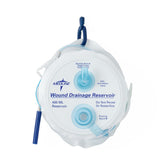 Medline 400cc PVC Closed Wound Suction Evacuator Kit - Complete Drainage System with Silicone Tubing