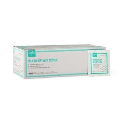 Medline Antiseptic and Cleansing Towelettes, 5 x 7 Inch - Box of 100