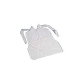 Disposable Plastic Bibs with Crumb Catcher Pocket - Adult & Pediatric - Case of 500