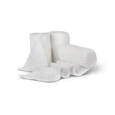 Bulkee Lite Fluff Bandage Roll - White 3-Ply Sterile Woven Cotton Bandage for IV Securing, Dressings & Compression