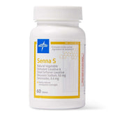 Senna-S Dual-Action Laxative and Stool Softener Tablets - Natural Overnight Constipation Relief