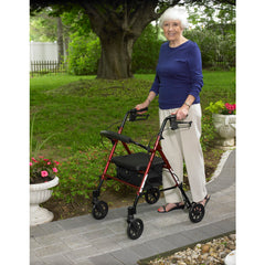 Adjustable Height Rollator, 6" Casters
