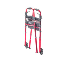 Deluxe Folding Travel Walker with 5" Wheels