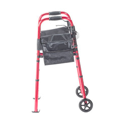 Deluxe Folding Travel Walker with 5" Wheels