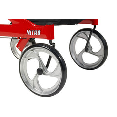 Nitro Aluminum Rollator, 10" Casters