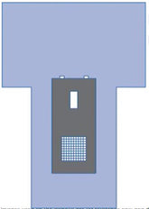 Medline Cystoscopy Surgical T-Drape - Premium SMS Fabric Sterile Drape (Case of 12)