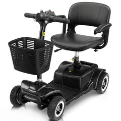 4 Wheel Mobility Scooter - Electric Powered with Seat for Seniors