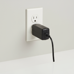 Adapter in use plugged into US outlet