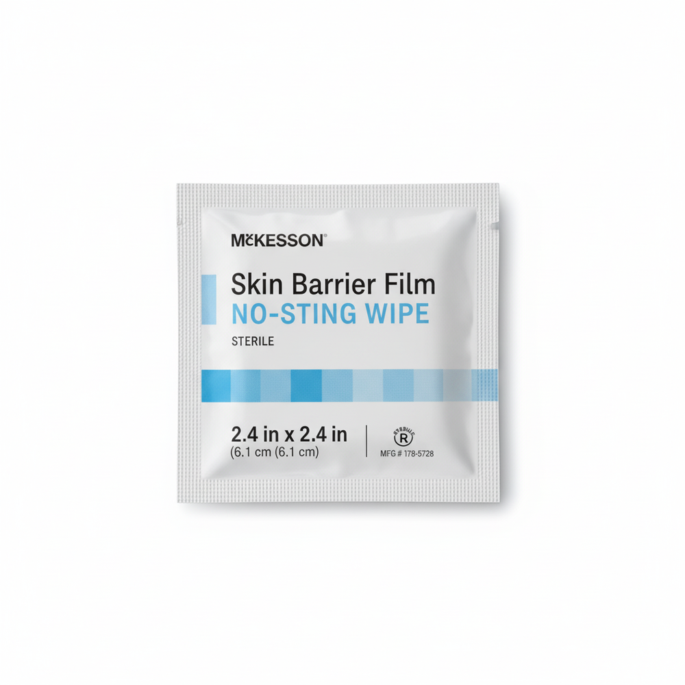 Additional product angles for skin barrier film wipes