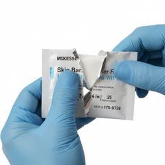 Additional product angles for skin barrier film wipes