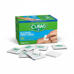 Alcohol Prep Pad Packets 45-Degree Angle