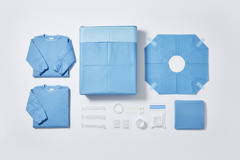 All components laid out overhead