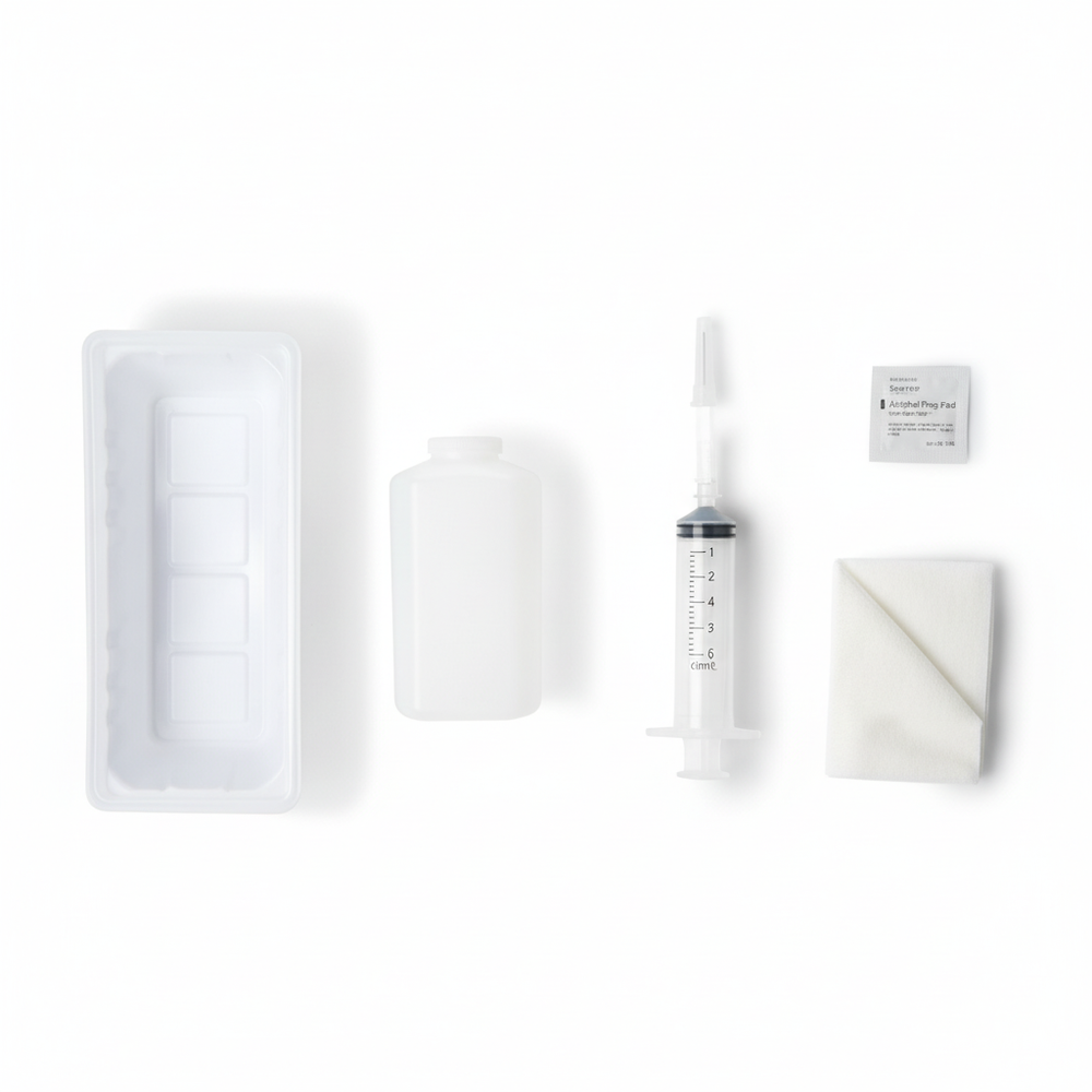 All components laid out separately