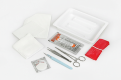 All components laid out