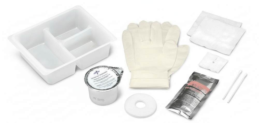 All components laid out