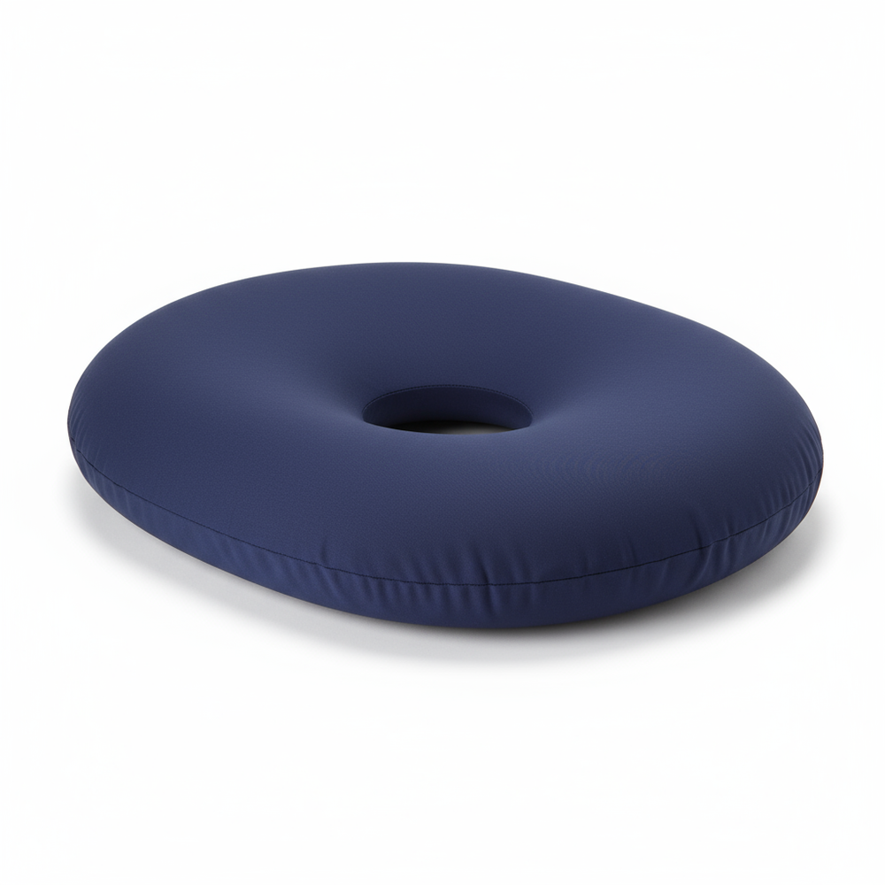 Angled view of cushion