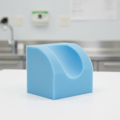 Angled view of positioner