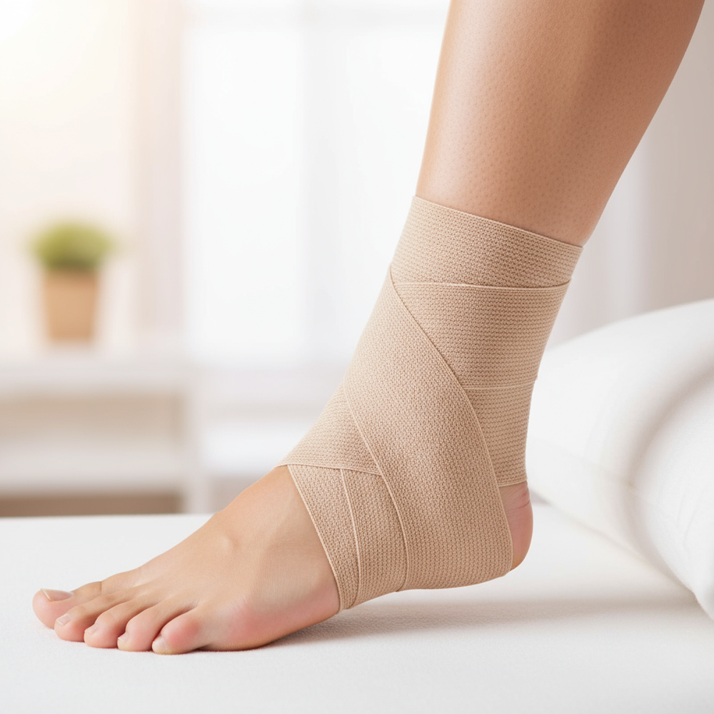 Ankle wrap demonstration