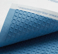 Anti-slip backsheet texture detail