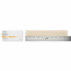 Applicators with ruler showing 6-inch length