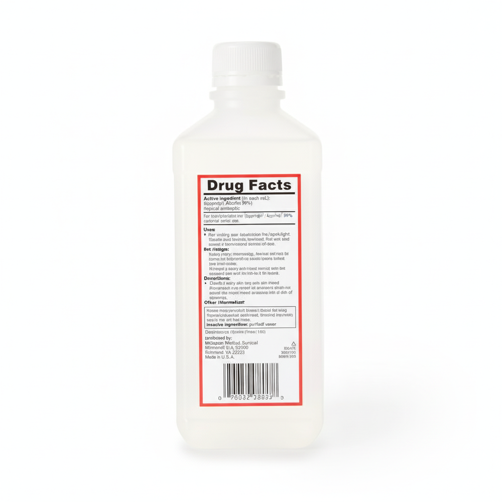 Back label view