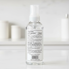 Back of bottle with ingredients