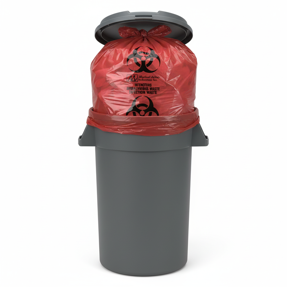 Bag in waste container