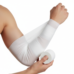 Bandage wrapped on limb