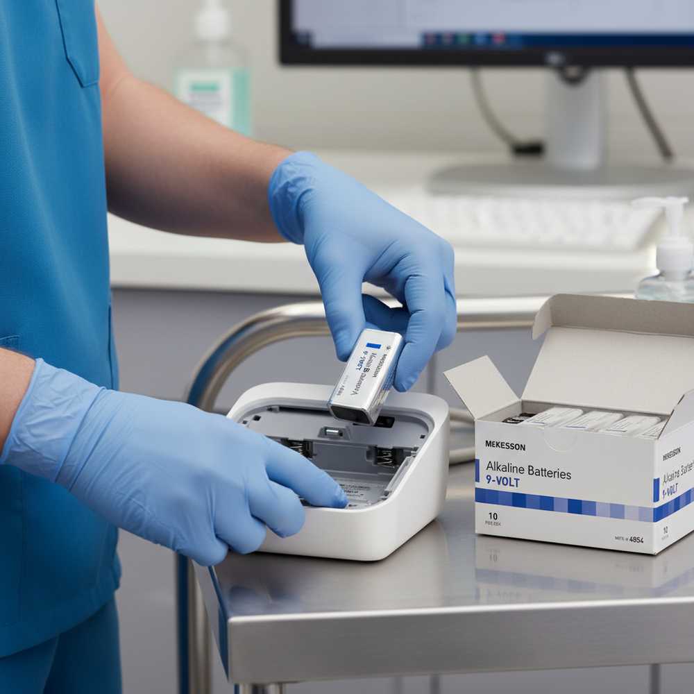 Battery in medical device