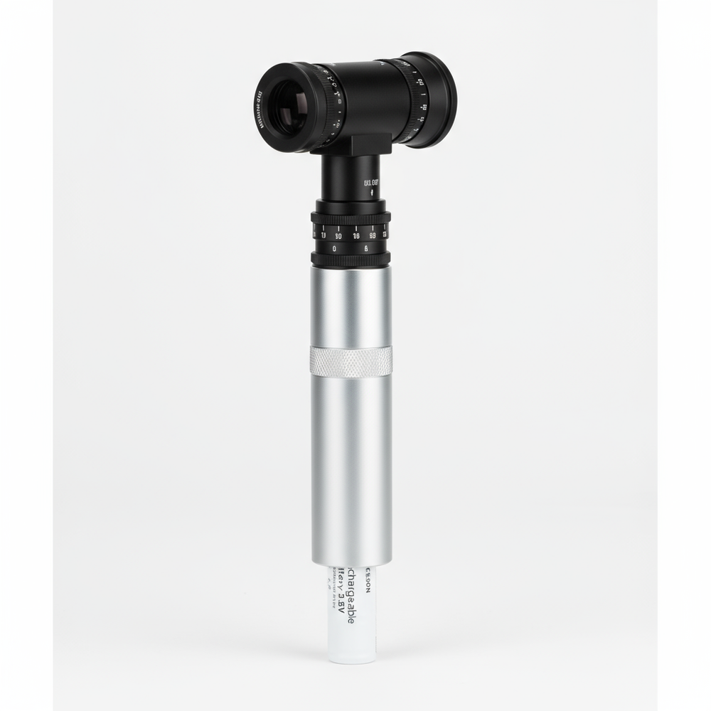 Battery installed in diagnostic handle