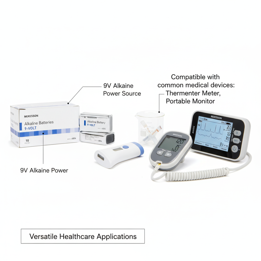 Battery with medical equipment