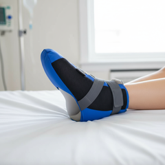 Boot worn on patient's foot