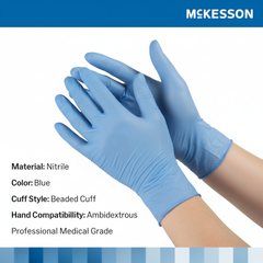 Both hands in examination position