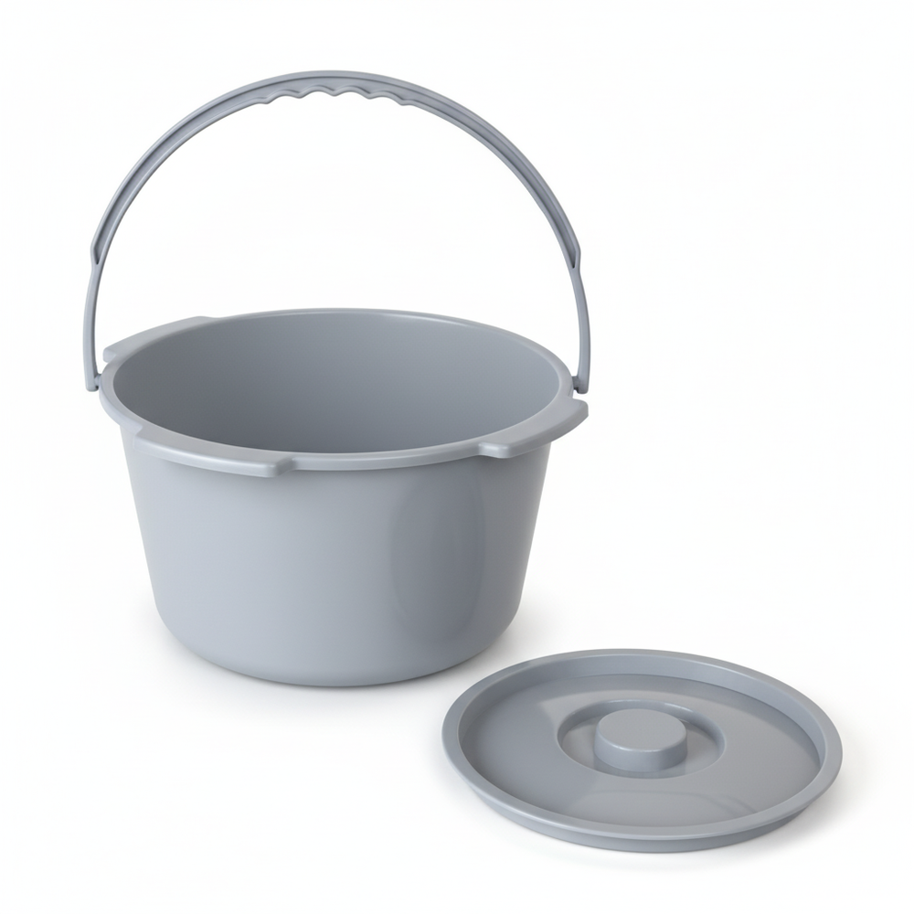 Bucket and lid shown separately