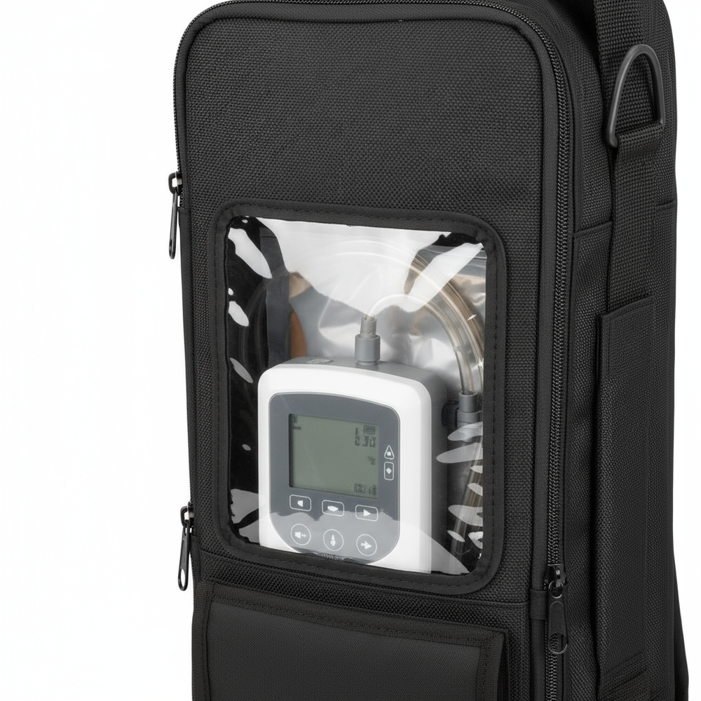 Clear PVC window detail