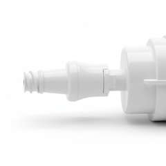 Close-up detail of connection mechanism