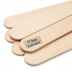 Close-up detail of tongue depressors