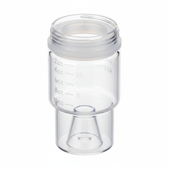 Close-up of 10cc bowl with graduations