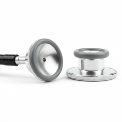 Close-up of aluminum chestpiece