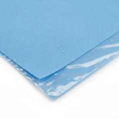 Close-up of drape material construction